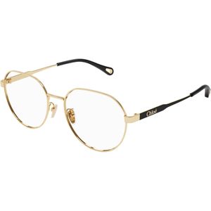 Chloé Vrouw CH0275OA 001 Optische monturen Metaal Goud Transparant Rotonde