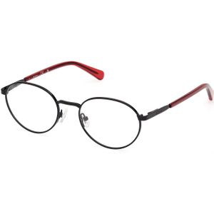 Guess Unisex GU50167 001 Optische monturen Metaal Zwart  Rotonde Normaal