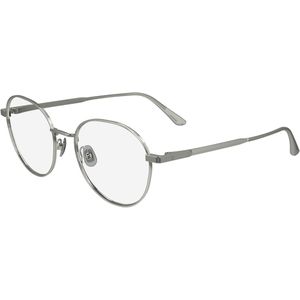 Calvin Klein Uniseks Calvin Klein CK24101N 045 Optische monturen Metaal Zilver  Geometrisch Normaal