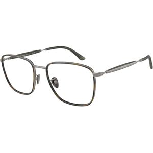 Giorgio Armani Man AR5160J  3416 Optische monturen Metaal Grijs Transparant Kussen Normaal