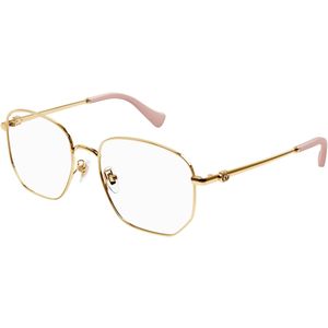 Gucci - GG1420OK - Optische Monturen - Goud - Geometrisch