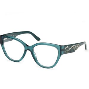Guess by Marciano Vrouw GM50018 98 Optische monturen Acetaat Groente  Kattenoog Normaal