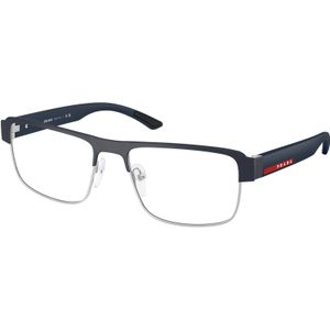 Prada Linea Rossa Man PS 51RV TFY1O11 Optische monturen Metaal Blauw Transparant Hurken Normaal