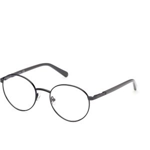 Guess Man GU50043 001 Optische monturen Metaal Zwart  Rotonde Normaal