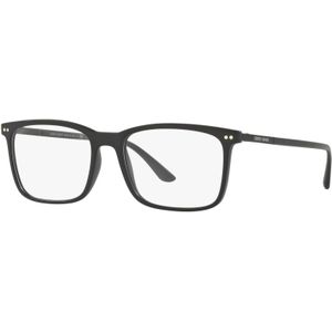 Giorgio Armani Man AR7122 5042 Optische monturen Nylon Zwart Transparant Hurken Normaal