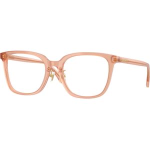 Versace Vrouw VE3378D 5526 Optische monturen Acetaat Oranje Transparant Kussen Normaal
