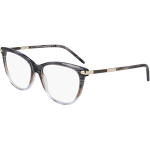LONGCHAMP Vrouw LO2727 037 Optische monturen Acetaat Grijs  Kattenoog Normaal Normaal