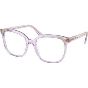 Swarovski Donna SK2033 1079 Optische monturen Acetato Viola Trasparente Farfalla Normale