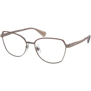 Ralph Lauren Vrouw RA6058 9464 Optische monturen Metaal Goud Transparant Geometrisch Normaal