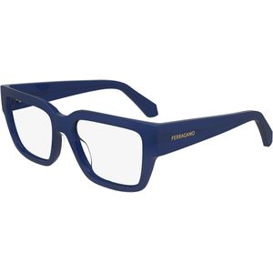 Ferragamo Vrouw SF2975 423 Optische monturen Acetaat Blauw  Hurken Normaal Normaal