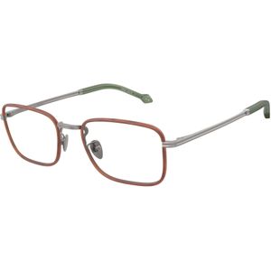 Giorgio Armani Man AR5152J 3003 Optische monturen Staal Grijs Transparant Hurken Normaal