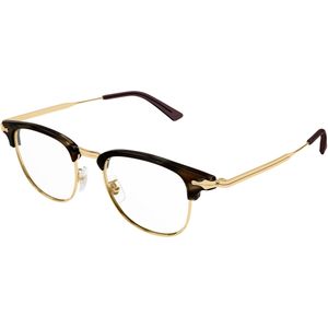 Montblanc Man Montblanc MB0364O 004 Optische monturen Metaal Bruin Transparant Kwadraat