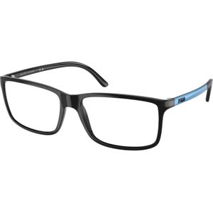 Polo Ralph Lauren Man PH2126  5001 Optische monturen Geïnjecteerd Zwart Transparant Hurken Normaal