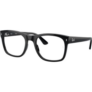Ray - Ban Unisex RX7228 2000 Optische monturen Acetaat Zwart Transparant Hurken Normaal