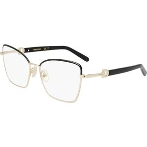 Ferragamo Vrouw SF2223N 703 Optische monturen Metaal Geel  Hurken Normaal Normaal