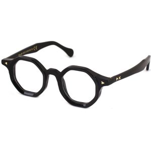 XLAB Unisex Lanzarote Optische monturen Acetaat Zwart Grijs Geometrisch Fotochromatisch