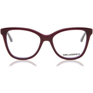 Karl Lagerfeld Vrouw Kl972 7 Optische monturen Acetaat Rood  Geometrisch