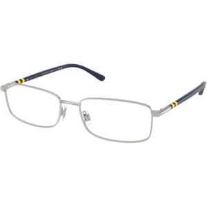 Polo Ralph Lauren Man Polo Ralph Lauren PH1235 9423 Optische monturen Metaal Zilver Transparant Hurken Normaal