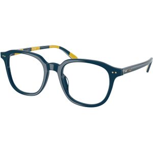Polo Ralph Lauren Man PH2283U 5465 Optische monturen Acetaat Blauw Transparant Rotonde Normaal