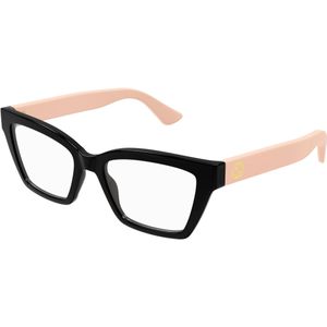 Gucci Vrouw Gucci GG1715O 006 Optische monturen Geïnjecteerd Zwart Transparant Kattenoog