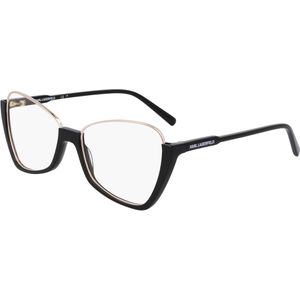 Karl Lagerfeld Vrouw KL354 001 Optische monturen Metaal Zwart  Hurken Normaal Normaal