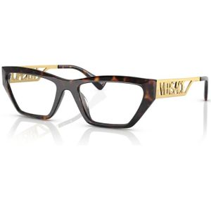 Versace Vrouw VE3327U 108 Optische monturen Plastic Havana  Geometrisch