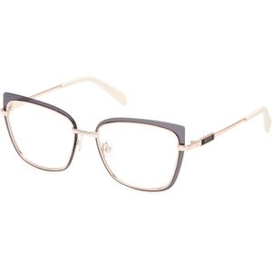 Emilio Pucci Vrouw EP5219 020 Optische monturen Metaal Grijs  Hurken Normaal