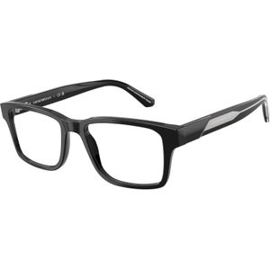 Emporio Armani Man EA3271  5017 Optische monturen Acetaat Zwart Transparant Hurken Normaal