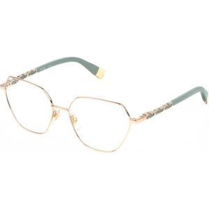 Furla Vrouw VFU834  300Y Optische monturen Metaal Goud  Vlinder
