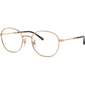 Ray - Ban Unisex RX6509 3094 Optische monturen Metaal Goud Transparant Pantos Normaal