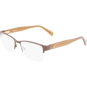 Ferragamo Man SF2222 202 Optische monturen Metaal Bruin  Vierkant Fotochromatisch Fotochromatisch