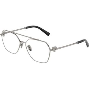 Tiffany Unisex Tiffany TF1169 6003 Optische monturen Staal Grijs Transparant Geometrisch Normaal
