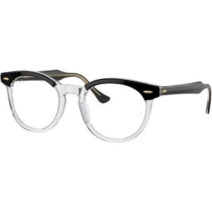 Ray - Ban Unisex Rx5598 Eagleeye 2034 Optische monturen Acetaat Zwart Transparant Vierkant Normaal