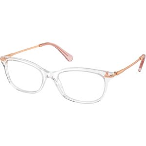 Swarovski Vrouw SK2017 1027 Optische monturen Acetaat Transparant Transparant Hurken Normaal