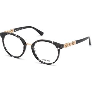 Guess Vrouw GU2834 005 Optische monturen Acetaat Zwart  Rotonde Normaal