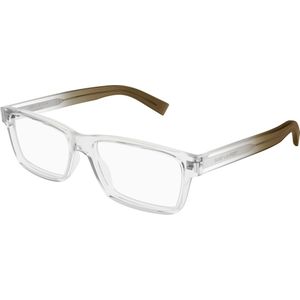 SAINT LAURENT Man SAINT LAURENT SL 622 014 Optische monturen Acetaat Kristal Transparant Kwadraat