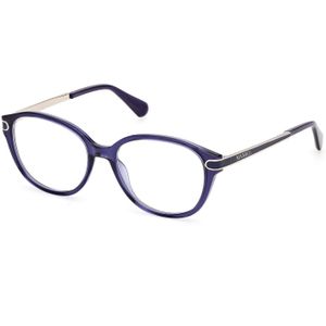 MAX&Co Vrouw MO5171 090 Optische monturen Geïnjecteerd Blauw  Rotonde Normaal