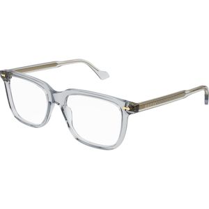 Gucci Man GG0737O 010 Optische monturen Acetaat Grijs Transparant Hurken