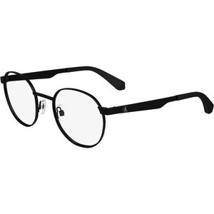 Calvin Klein Unisex CKJ24205 001 Optische monturen Metaal Zwart  Rotonde Normaal