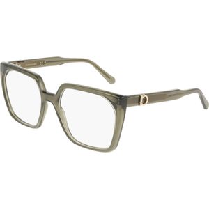 Ferragamo Vrouw SF3042E 320 Optische monturen Acetaat Groente  Hurken Normaal