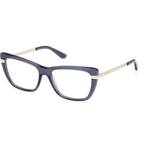 Guess Vrouw GU50246 090 Optische monturen Acetaat Blauw  Kwadraat Normaal