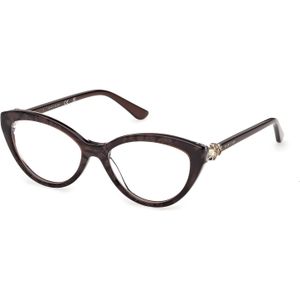 Guess by Marciano Vrouw GM50049 050 Optische monturen Acetaat Bruin  Kattenoog Normaal