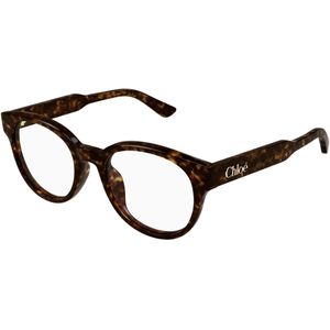 Chloé Vrouw CH0343OA 002 Optische monturen Acetaat Havana Transparant Rotonde