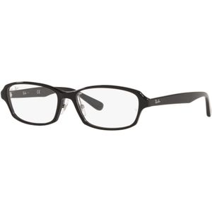 Ray - Ban Unisex RX5385D 2000 Optische monturen Acetaat Zwart Transparant Geometrisch Normaal