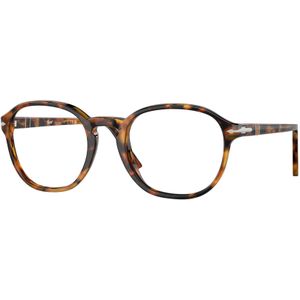 Persol Unisex PO3343V 1052 Optische monturen Acetaat Schildpad Transparant Pantos Normaal