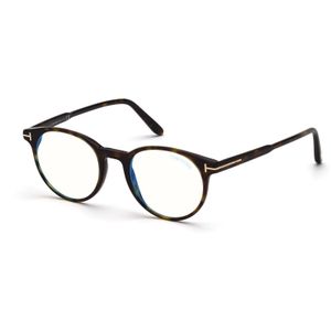 TOM FORD Man FT5695-B 52 Optische monturen Acetaat Havana  Rotonde Normaal