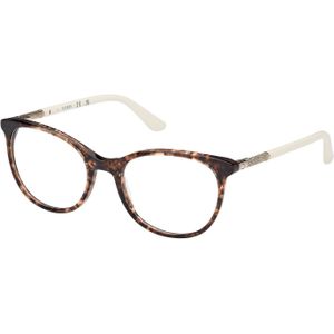 Guess Vrouw GU2657-N 048 Optische monturen Acetaat Bruin  Rotonde Normaal