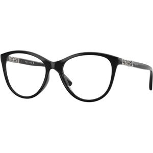VOGUE EYEWEAR Donna VO5631B W44 Optische monturen Nylon Nero Trasparente Pantos Normale
