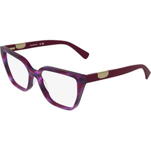 LONGCHAMP Vrouw LO2785 605 Optische monturen Acetaat Rood  Kattenoog Normaal