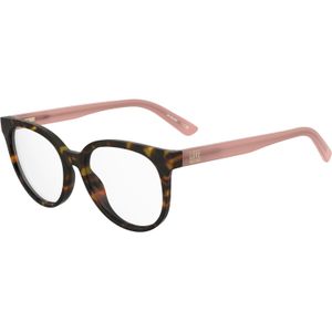 Moschino Donna Mol658 086 Optische monturen Acetato Havana  Squadrata Normale